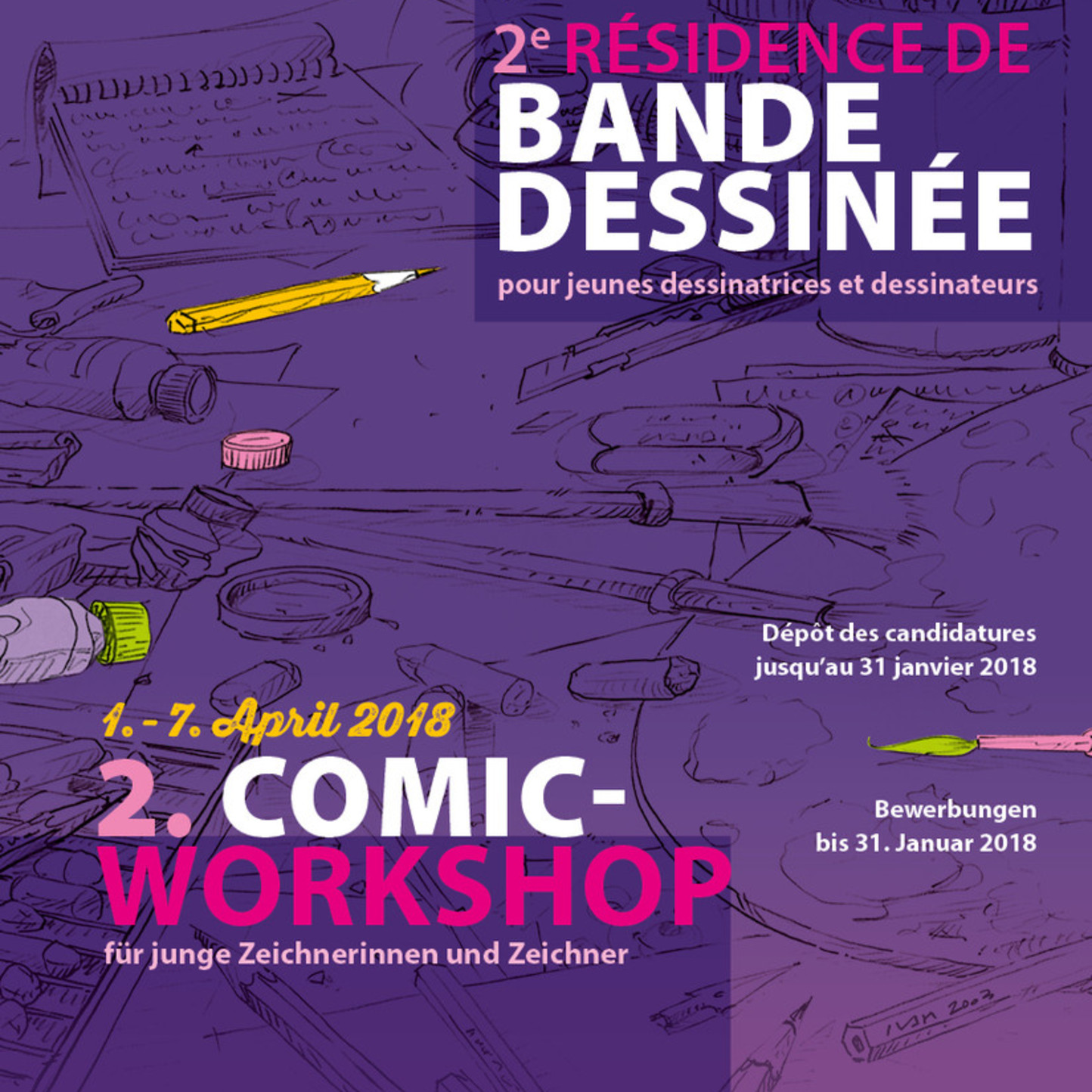Communiqué de Presse - Delémont’BD lance la deuxième édition de sa résidence BD pour de jeunes talents suisses