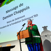 Discours de Damien Chappuis, maire de Delémont, déguisé pour l'occasion en Abraracourcix