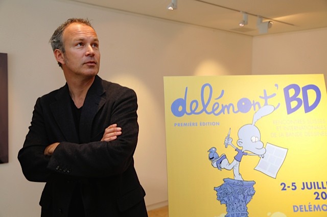 Zep a dessiné l'affiche officielle de Delémont'BD