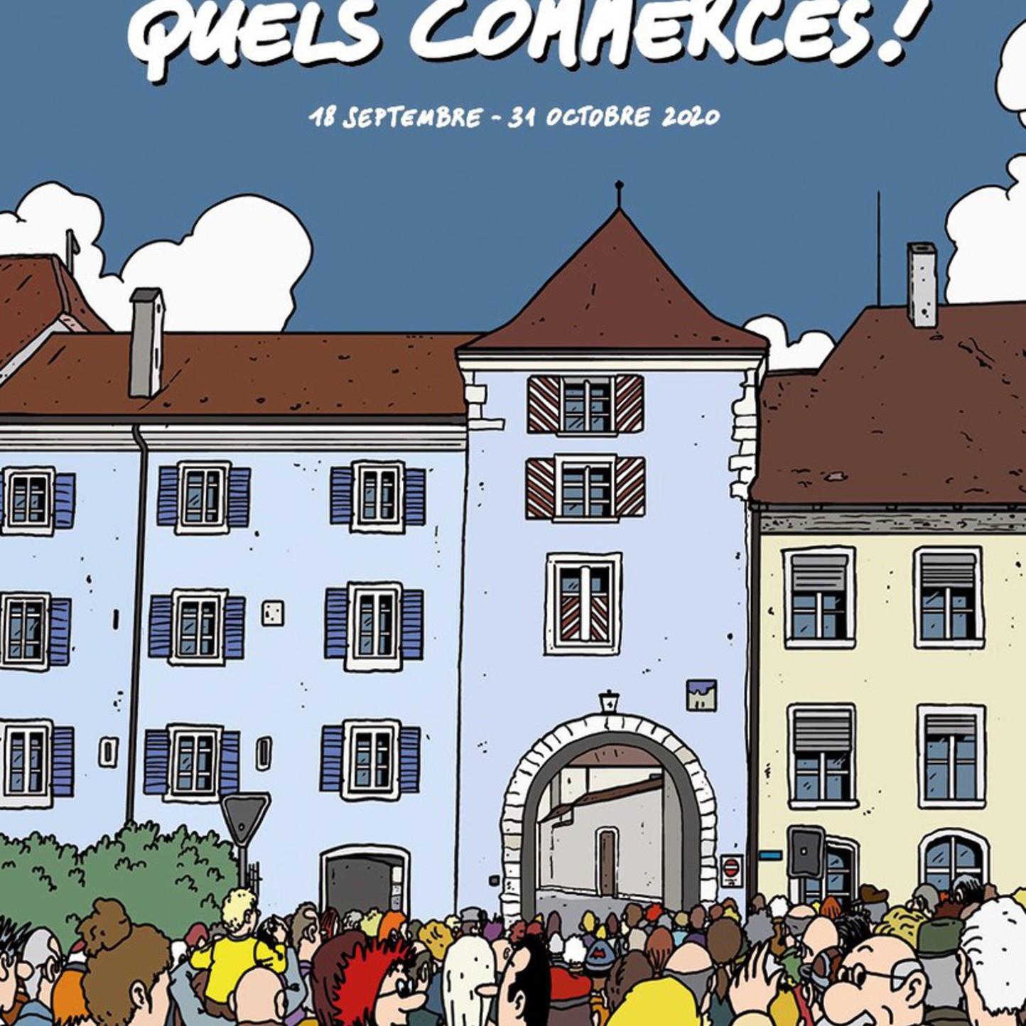 Communiqué de presse - Une balade dessinée du commissaire Vaurient en Vieille Ville de Delémont