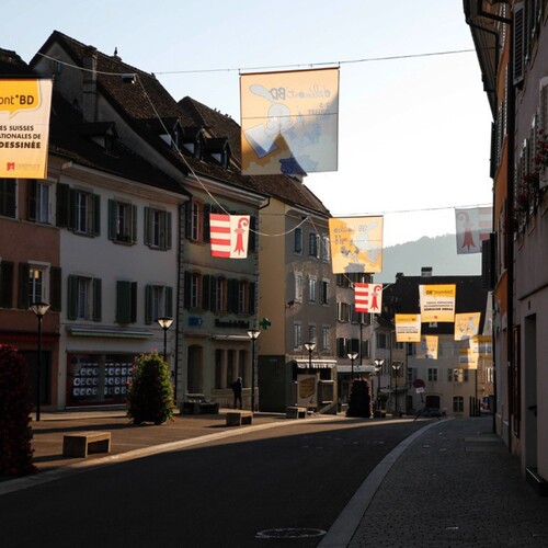La ville aux couleurs de Delémont'BD.