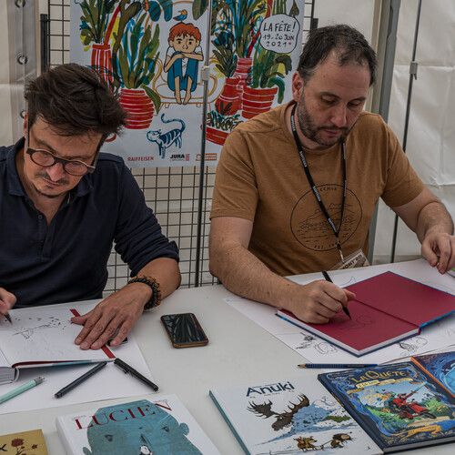 Stéphane Sénégas et Frédéric Maupomé