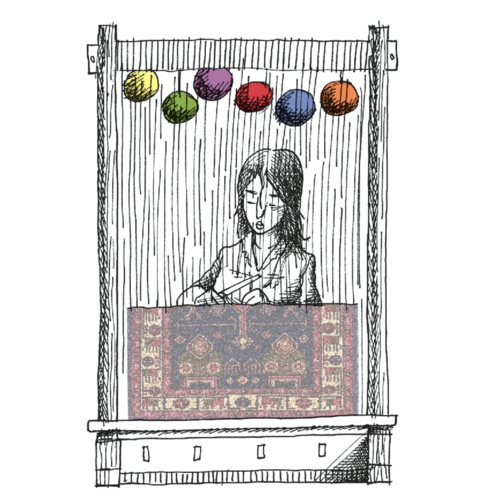 Mana Neyestani (IR) Les oiseaux de papier