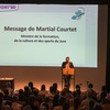 Discours de Martial Courtet, ministre de la formation, de la culture et des sports