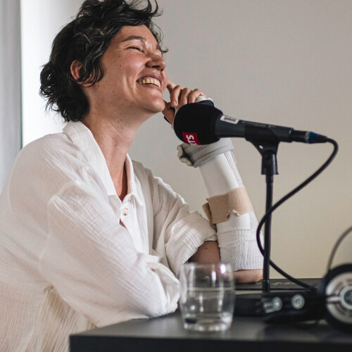 Enregistrement de Quartier Livre avec Gabrielle Piquet