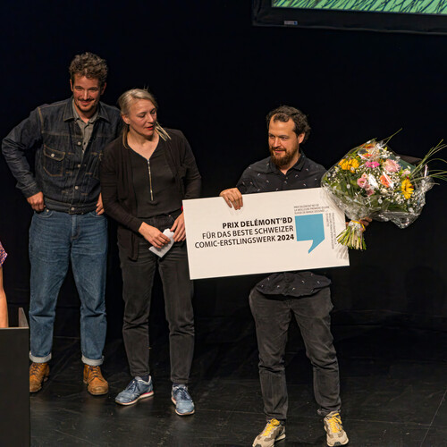Tobias Aeschbacher remporte le Prix Delémont'BD de la meilleure première oeuvre suisse de bande dessinée pour 