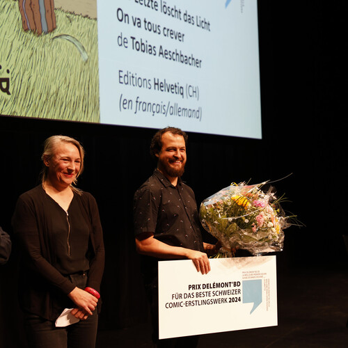 Tobias Aeschbacher remporte le Prix Delémont'BD de la meilleure première oeuvre suisse de bande dessinée pour 