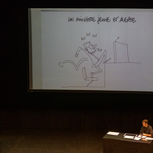 Dessin en direct de Pitch Comment