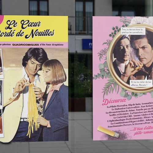 Un faux graphiste - Un coeur bordé de nouilles