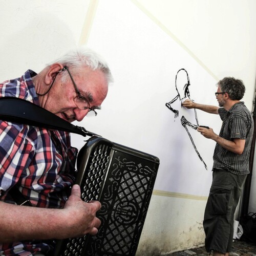 Animation dans la Cour du Château.