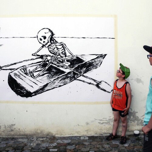 Animation dans la Cour du Château.