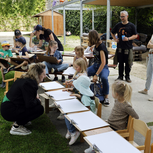 Atelier de dessin d'après modèle