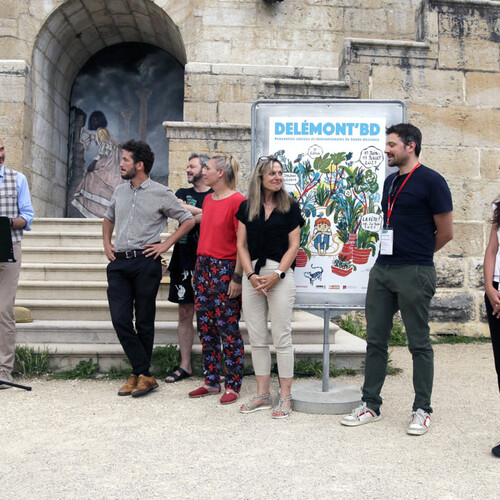 Les membres du jury des Prix Delémont'BD