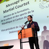 Discours de Martial Courtet, ministre de la formation, de la culture et des sports et vice-président de la Fondation Delémont'BD